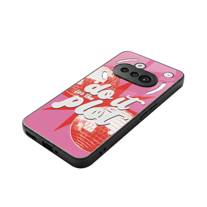 For The Plot stylish phone case for nothing phone 3a | glossy glass and slim fit