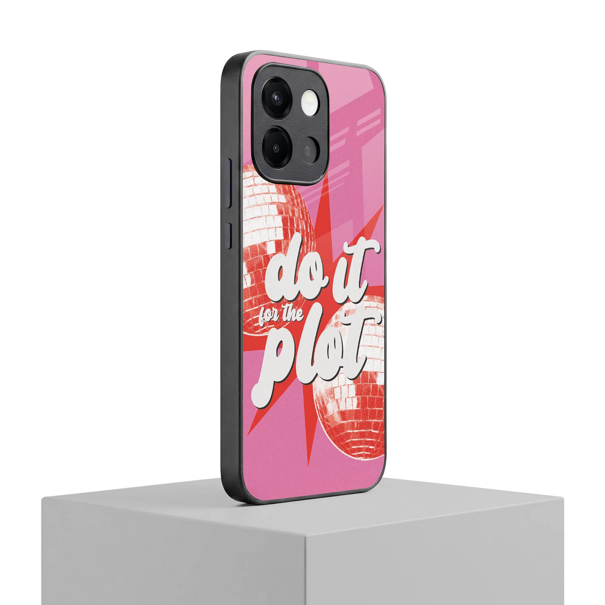 For The Plot oneplus 13s mobile cover | shockproof glass phone case