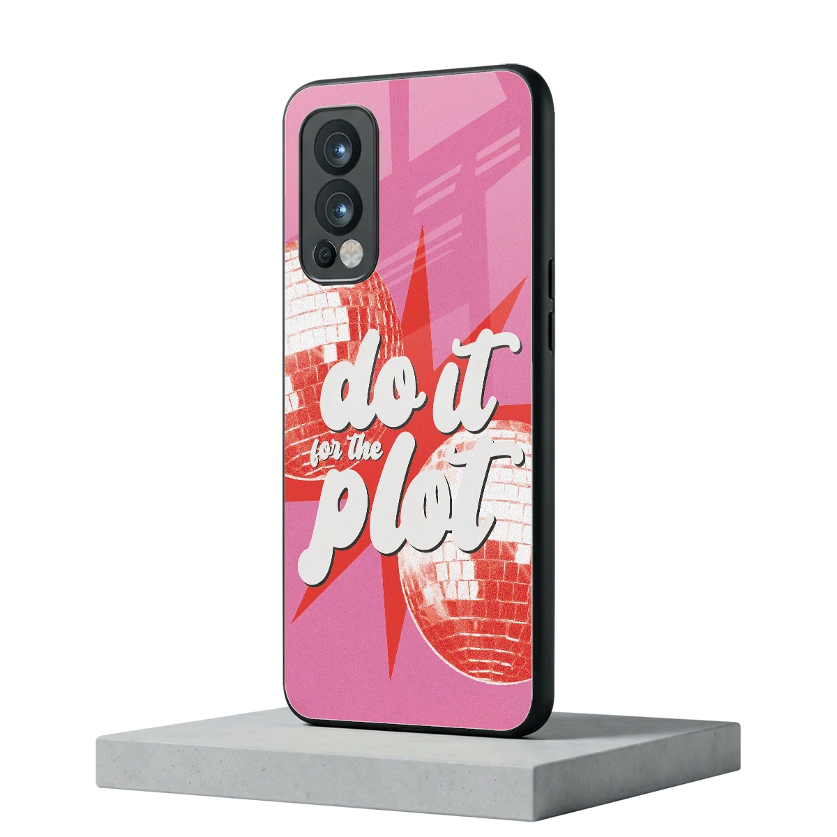 For The Plot oneplus nord 2 mobile cover | shockproof glass phone case