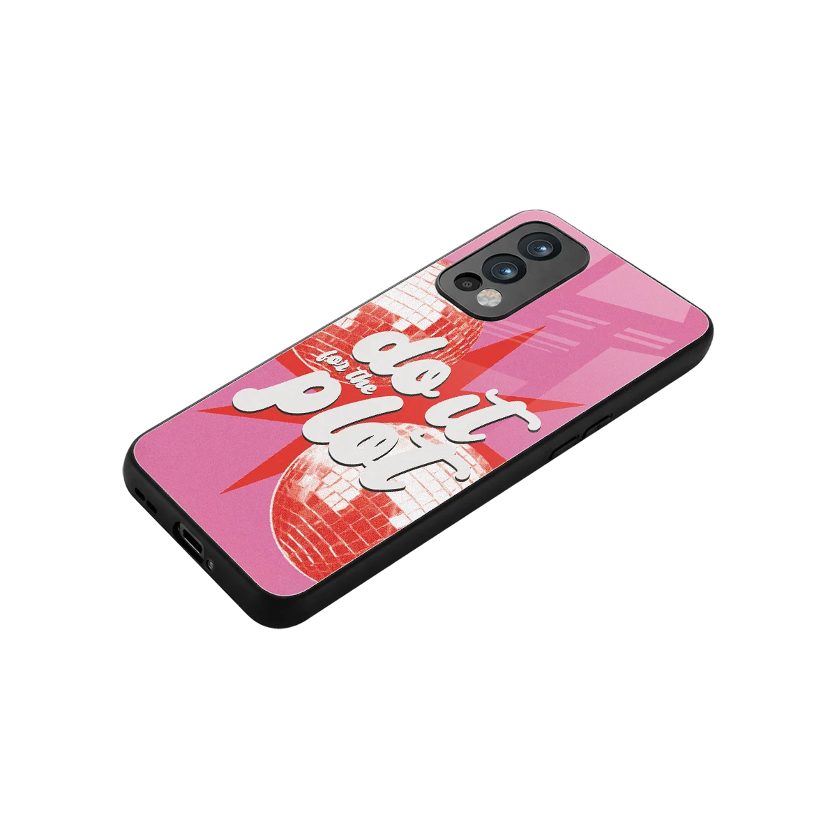 For The Plot stylish phone case for oneplus nord 2 | glossy glass and slim fit