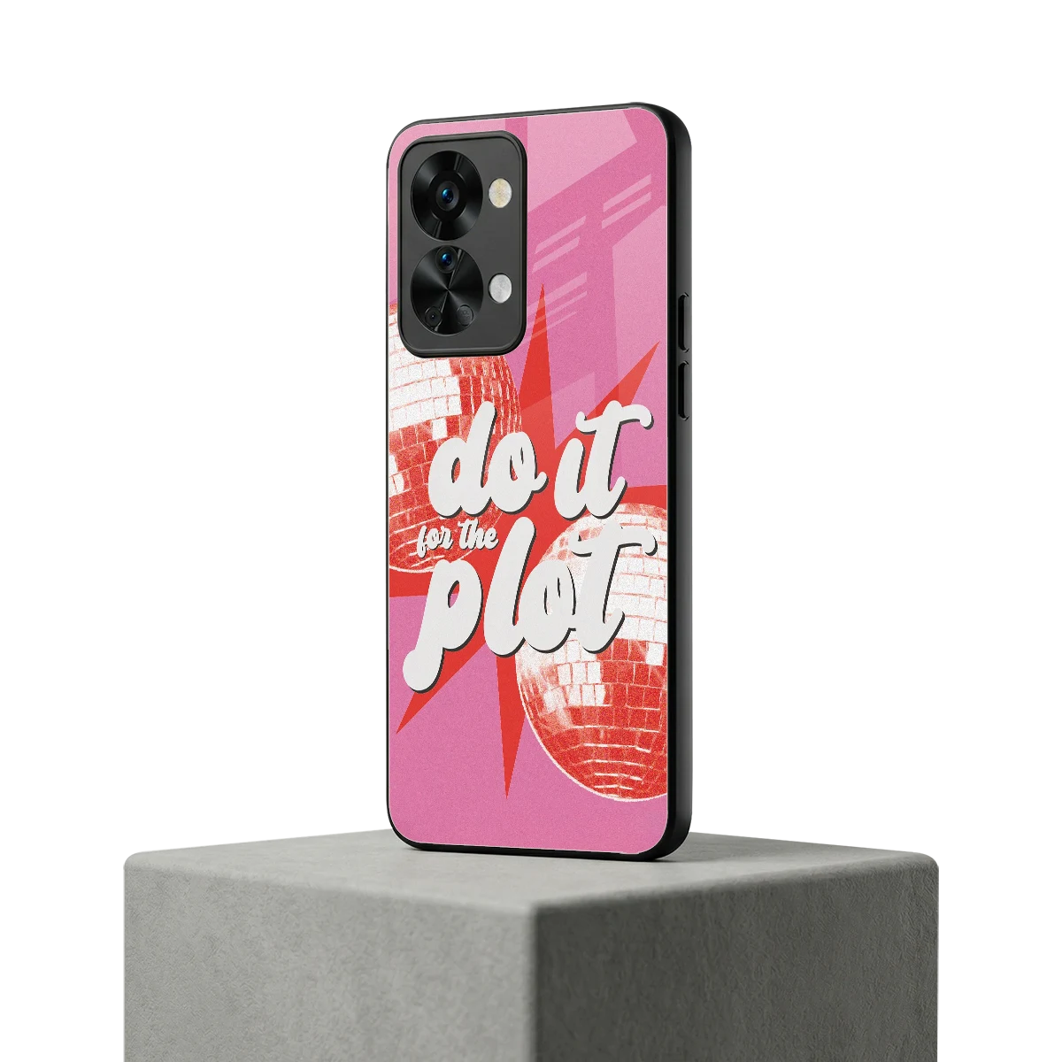 For The Plot oneplus nord 2t mobile cover | shockproof glass phone case