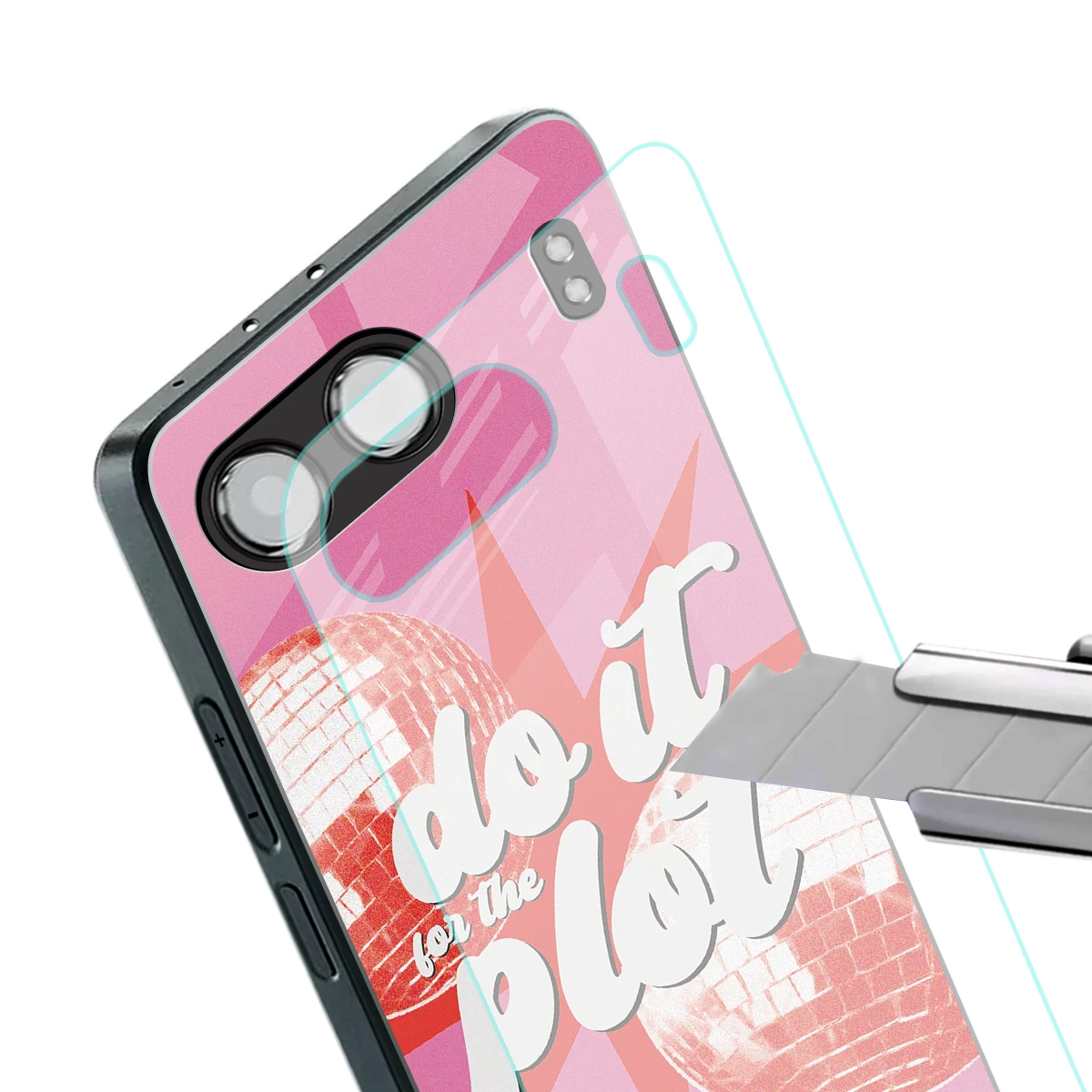 For The Plot stylish phone case for oneplus nord 4 | glossy glass and slim fit