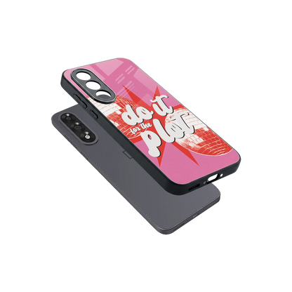 For The Plot sleek oneplus nord 5 cover with tempered glass back and TPU edges