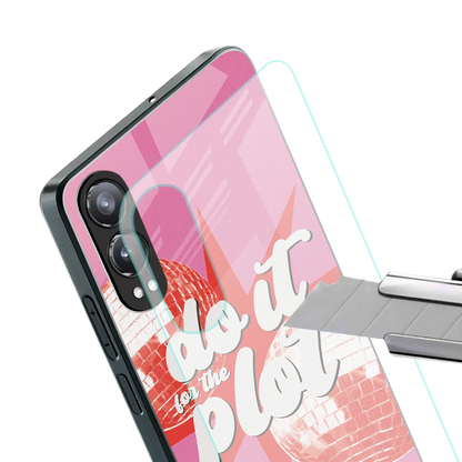For The Plot stylish phone case for oneplus nord ce 4 lite | glossy glass and slim fit