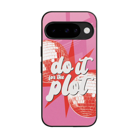 For The Plot back phone cover | glass case for google pixel 10