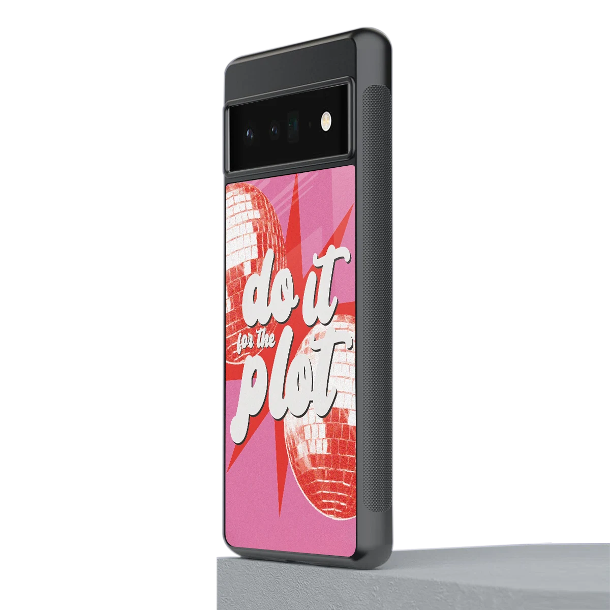 For The Plot stylish phone case for google pixel 6 pro | glossy glass and slim fit