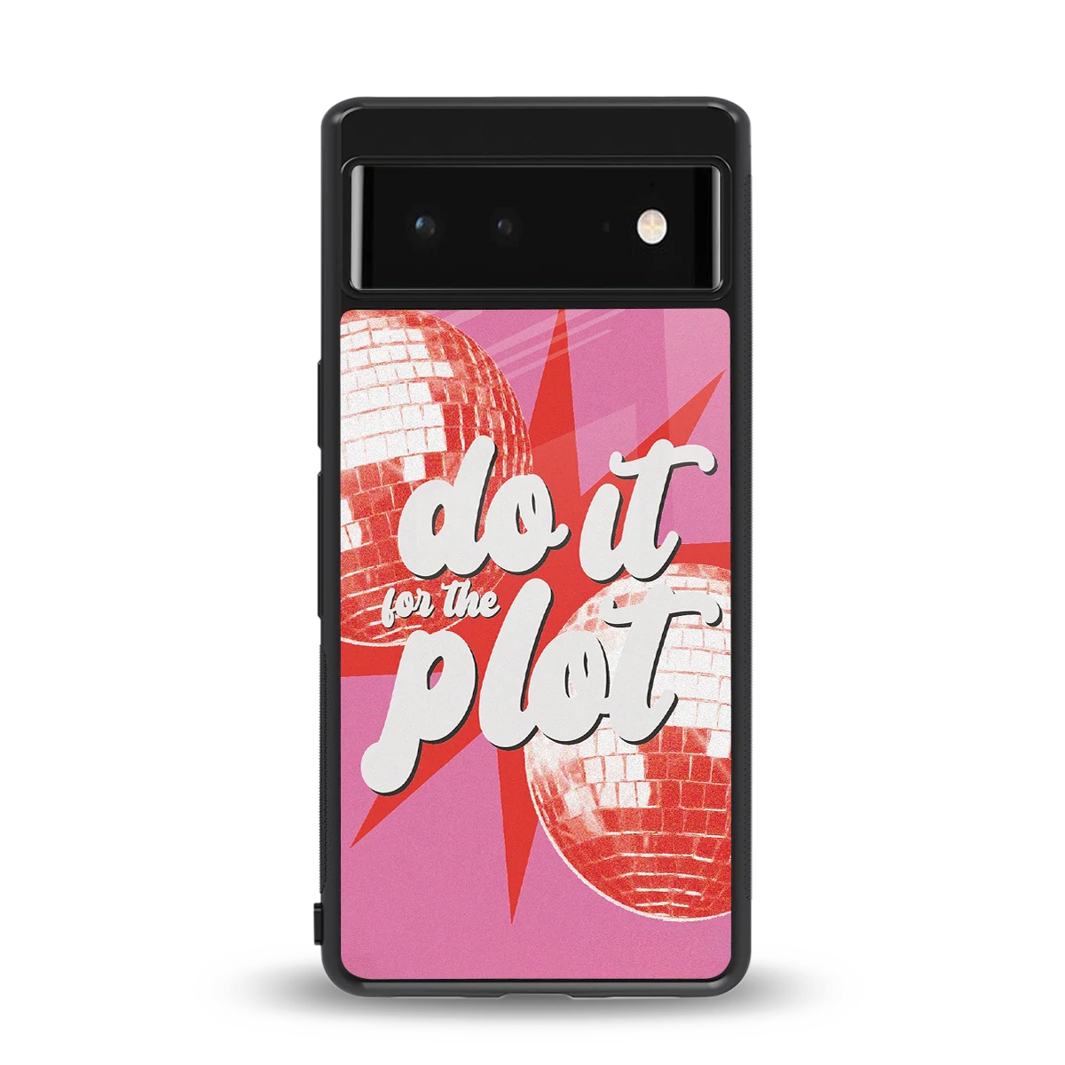 For The Plot back phone cover | glass case for google pixel 6a