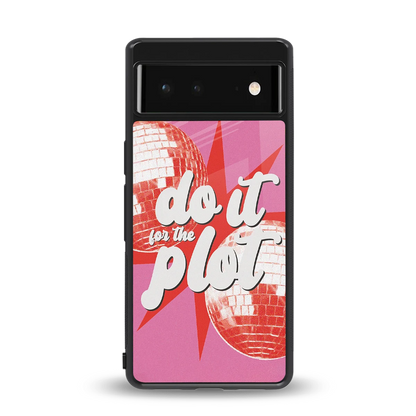 For The Plot back phone cover | glass case for google pixel 6a