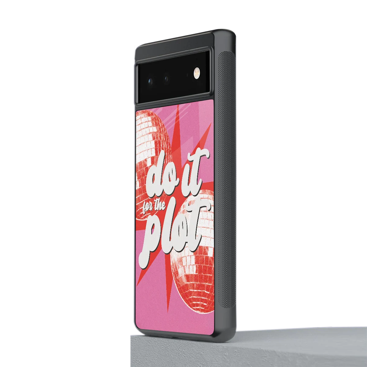 For The Plot stylish phone case for google pixel 6 | glossy glass and slim fit