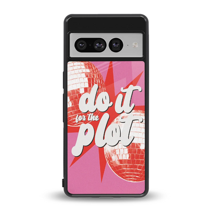 For The Plot back phone cover | glass case for google pixel 7 pro