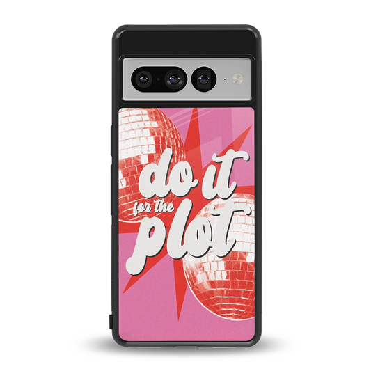 For The Plot back phone cover | glass case for google pixel 7 pro