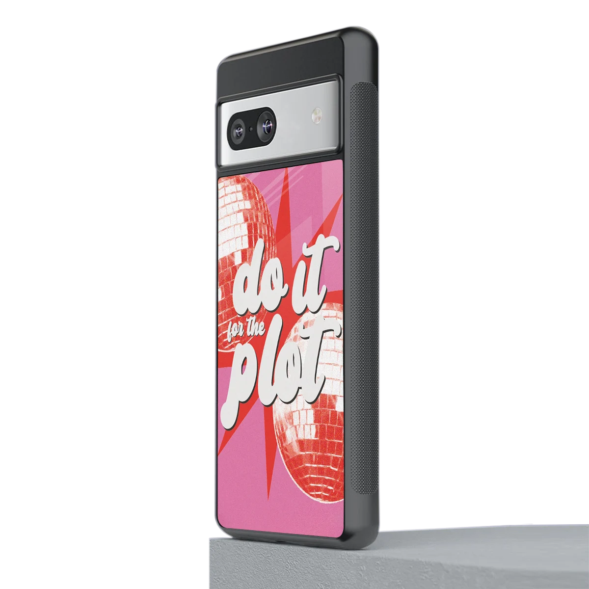 For The Plot stylish phone case for google pixel 7 | glossy glass and slim fit