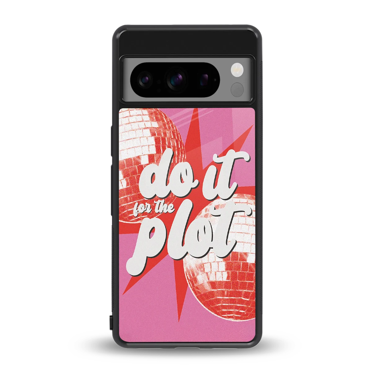 For The Plot back phone cover | glass case for google pixel 8 pro