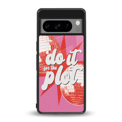 For The Plot back phone cover | glass case for google pixel 8 pro