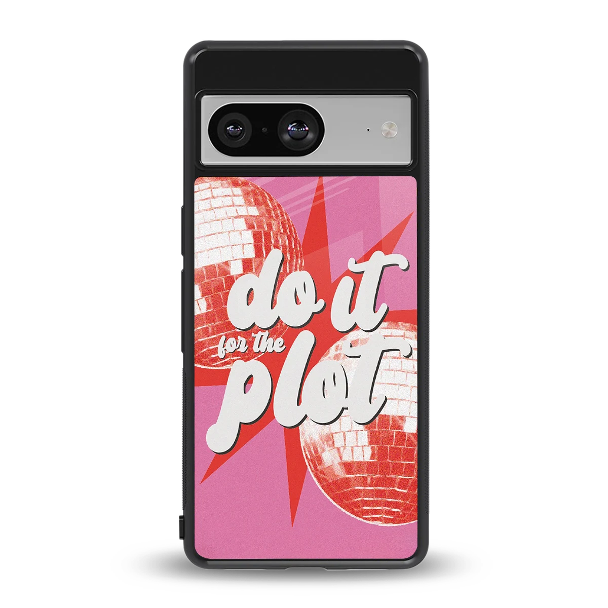 For The Plot back phone cover | glass case for google pixel 8