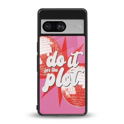 For The Plot back phone cover | glass case for google pixel 8