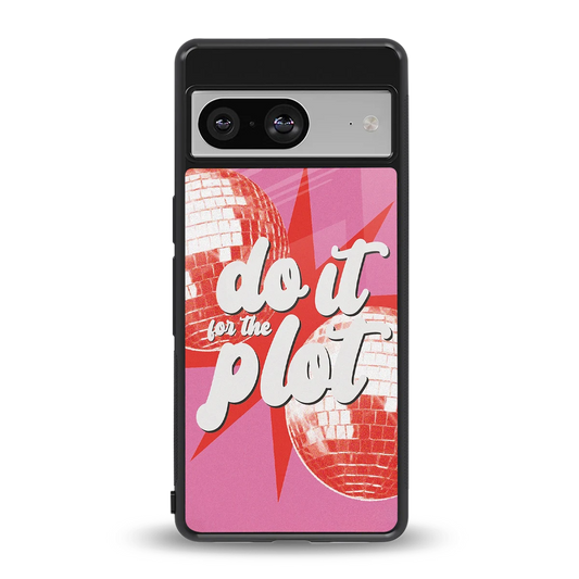 For The Plot back phone cover | glass case for google pixel 8