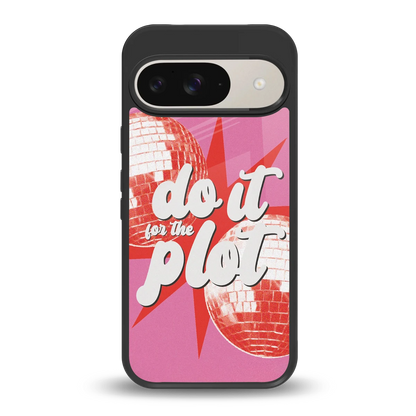 For The Plot back phone cover | glass case for google pixel 9