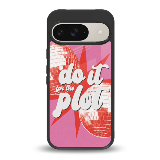 For The Plot back phone cover | glass case for google pixel 9