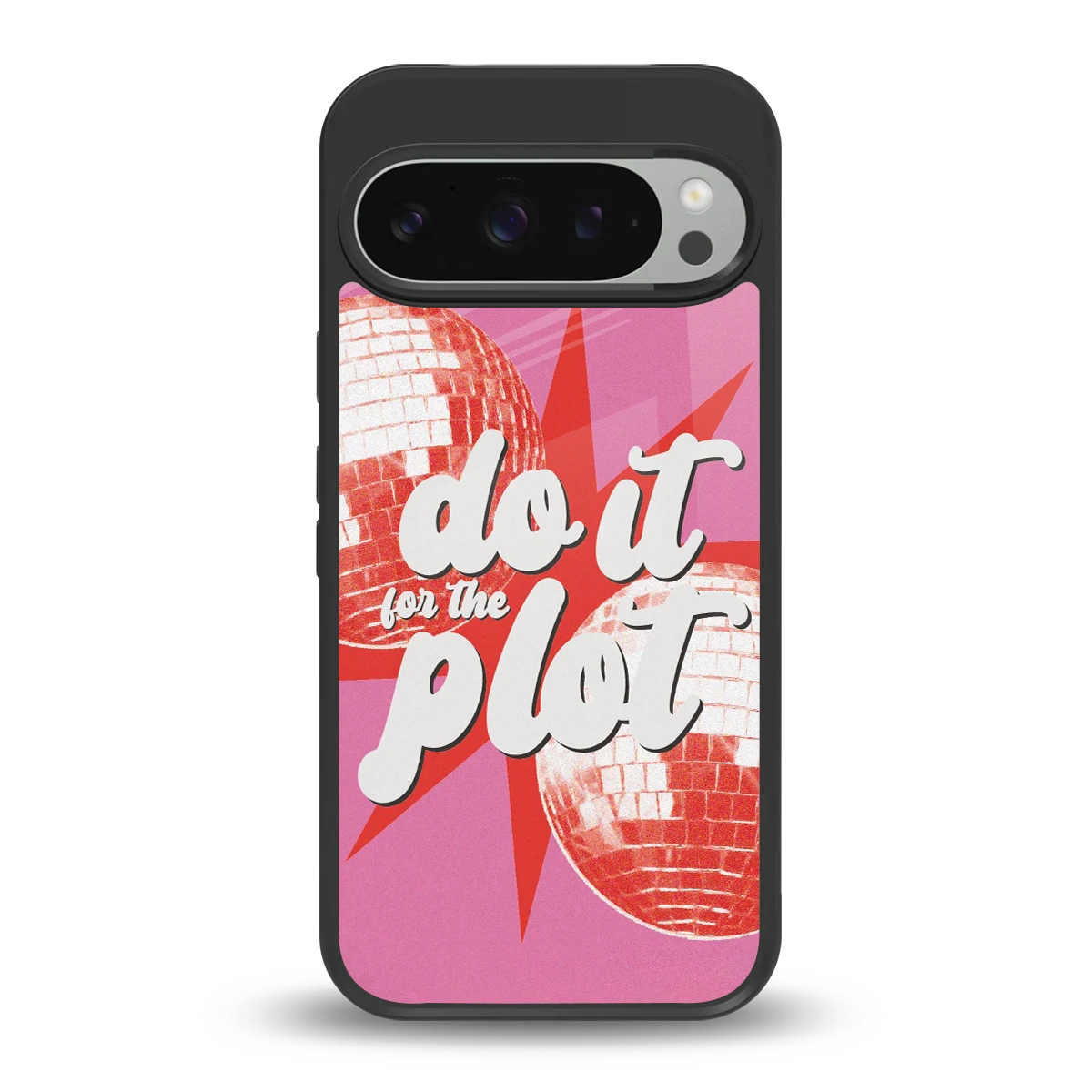 For The Plot back phone cover | glass case for google pixel 9 pro