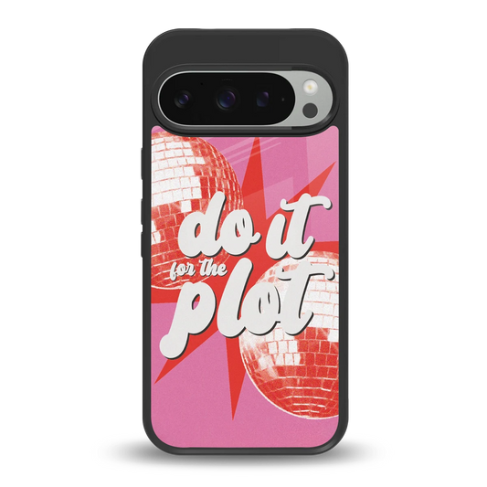 For The Plot back phone cover | glass case for google pixel 9 pro