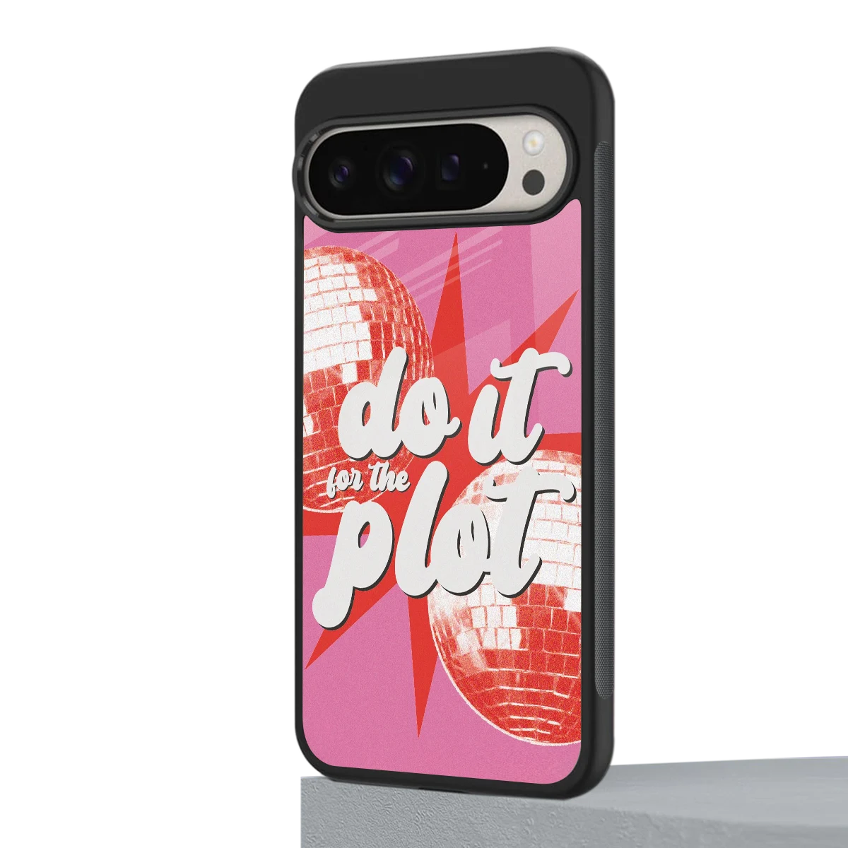 For The Plot google pixel 9 pro mobile cover | shockproof glass phone case