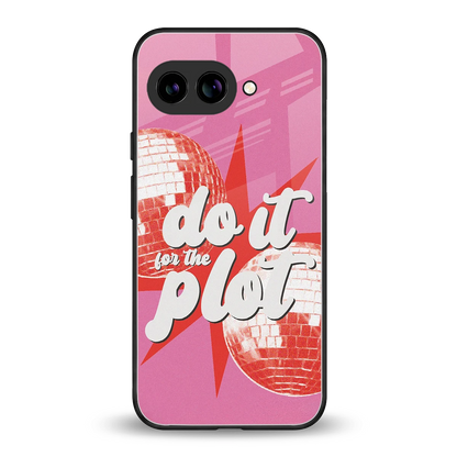 For The Plot back phone cover | glass case for google pixel 10a