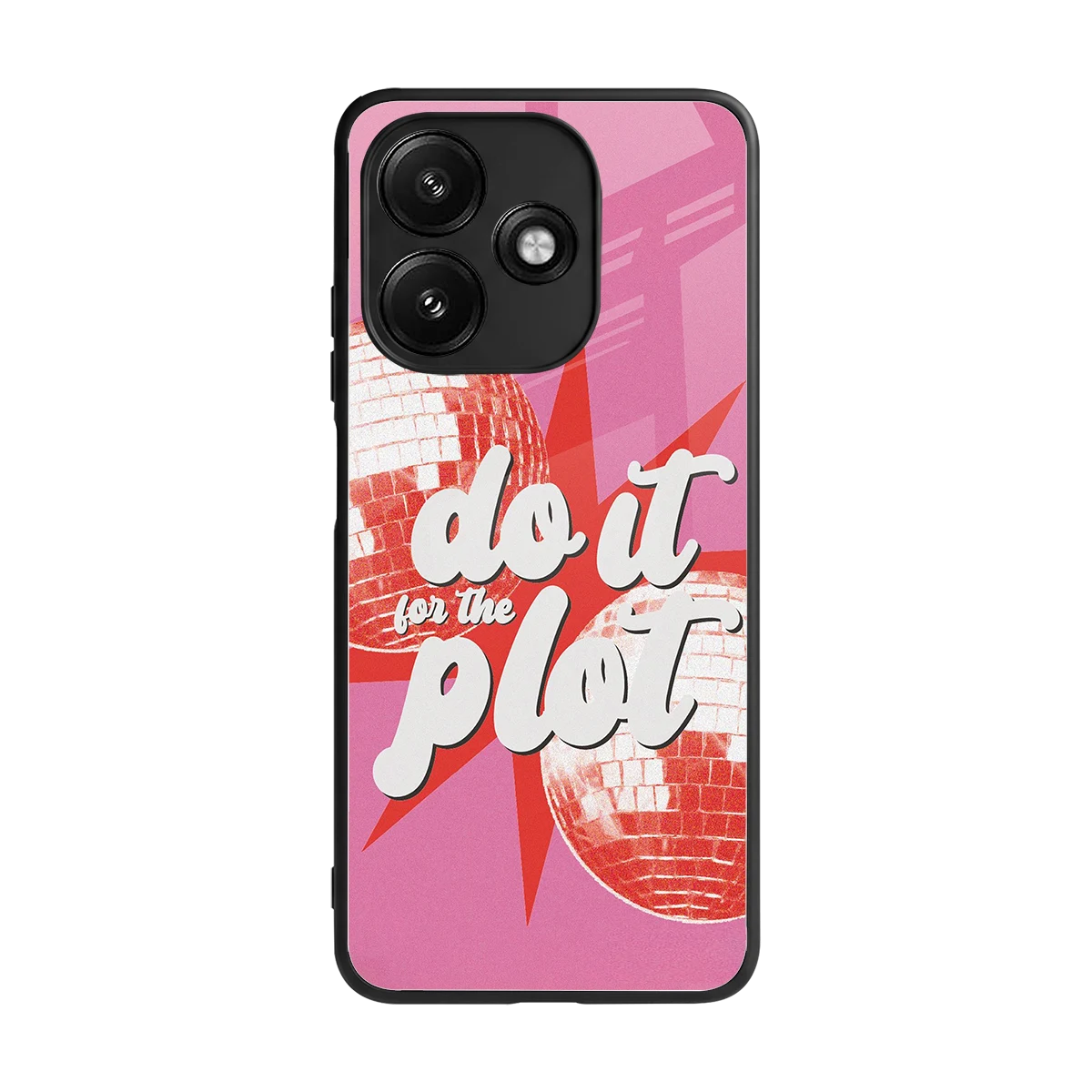 For The Plot back phone cover | glass case for redmi 12 5g