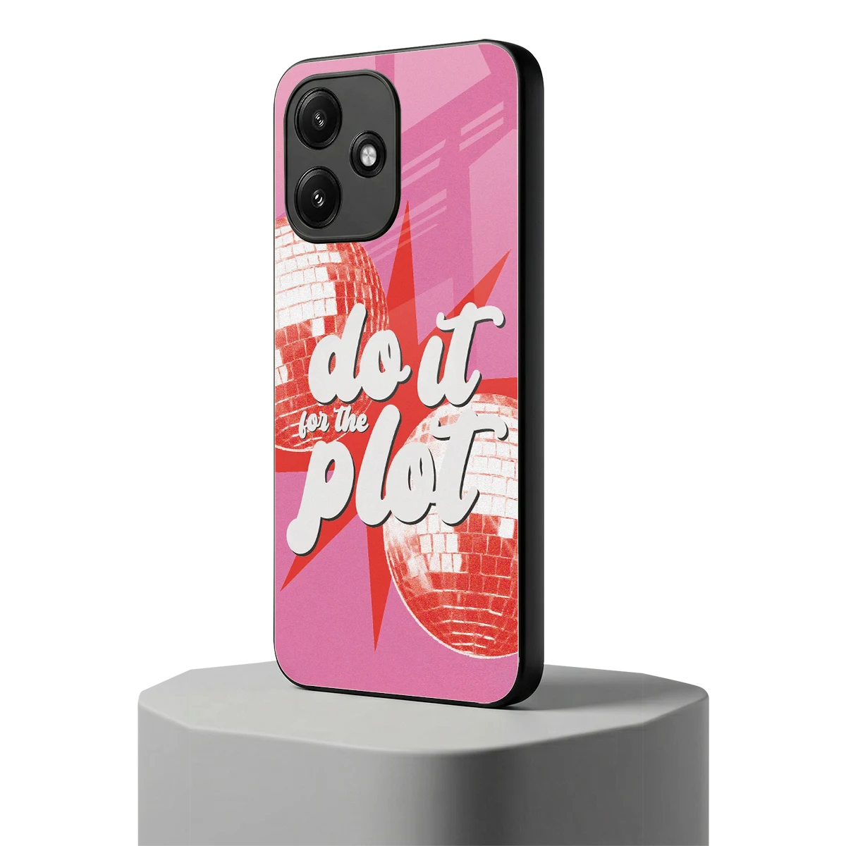 For The Plot redmi 12 5g mobile cover | shockproof glass phone case
