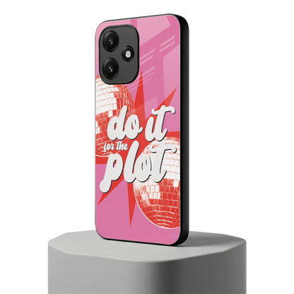 For The Plot redmi 12 5g mobile cover | shockproof glass phone case