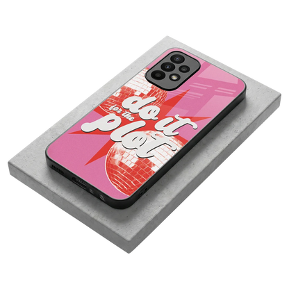 For The Plot stylish phone case for samsung galaxy a23 | glossy glass and slim fit