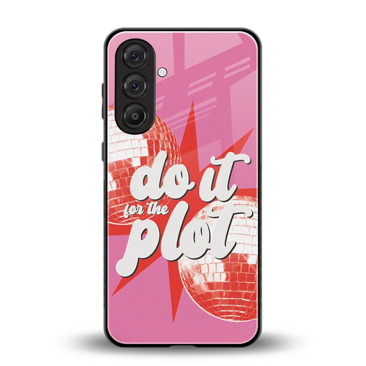 For The Plot back phone cover | glass case for samsung galaxy m36 5g