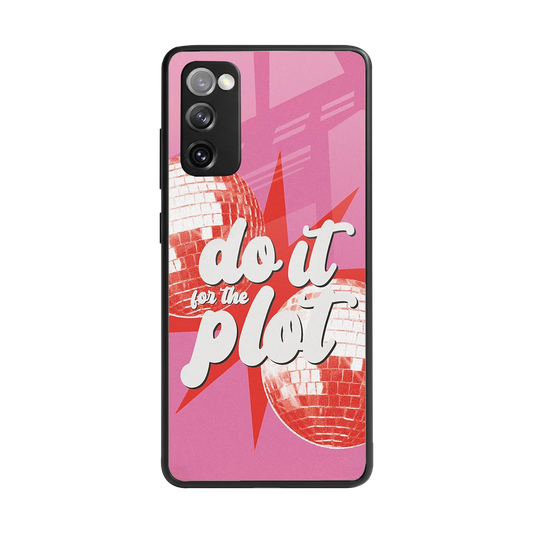For The Plot back phone cover | glass case for samsung galaxy s20 fe