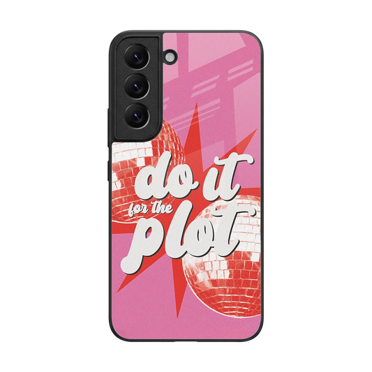 For The Plot back phone cover | glass case for samsung galaxy s22