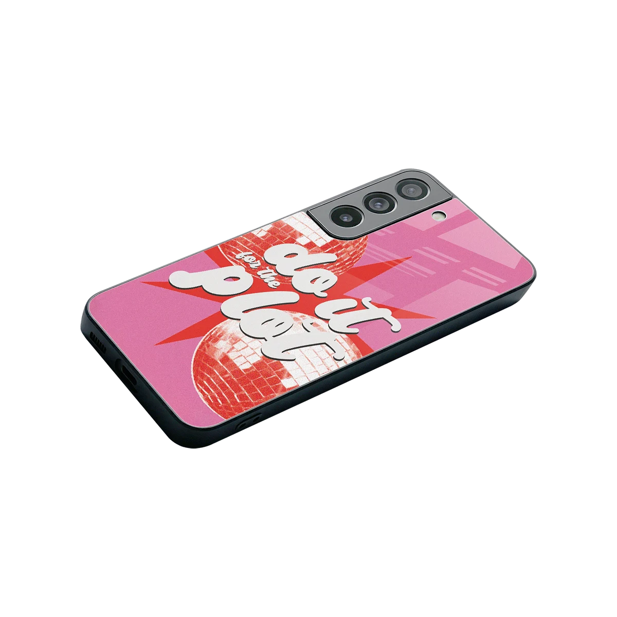 For The Plot stylish phone case for samsung galaxy s22 | glossy glass and slim fit