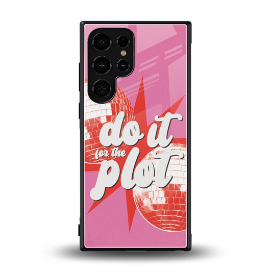 For The Plot back phone cover | glass case for samsung galaxy s23 ultra