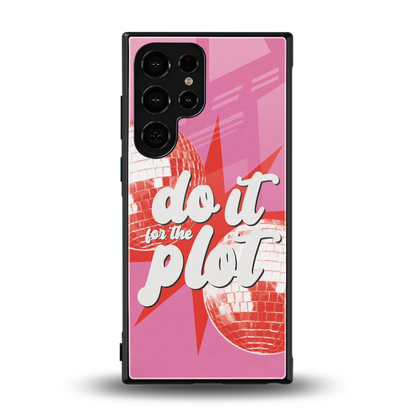 For The Plot back phone cover | glass case for samsung galaxy s24 ultra