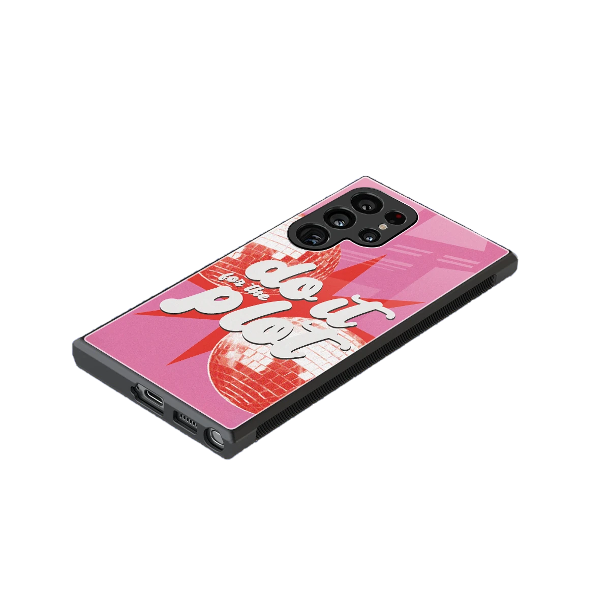 For The Plot stylish phone case for samsung galaxy s24 ultra | glossy glass and slim fit