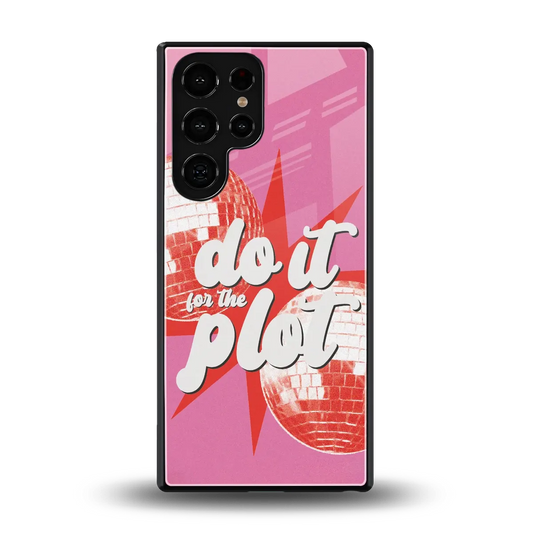 For The Plot back phone cover | glass case for samsung galaxy s25 ultra