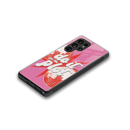 For The Plot stylish phone case for samsung galaxy s25 ultra | glossy glass and slim fit
