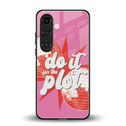 For The Plot back phone cover | glass case for samsung galaxy s25