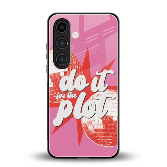 For The Plot back phone cover | glass case for samsung galaxy s25