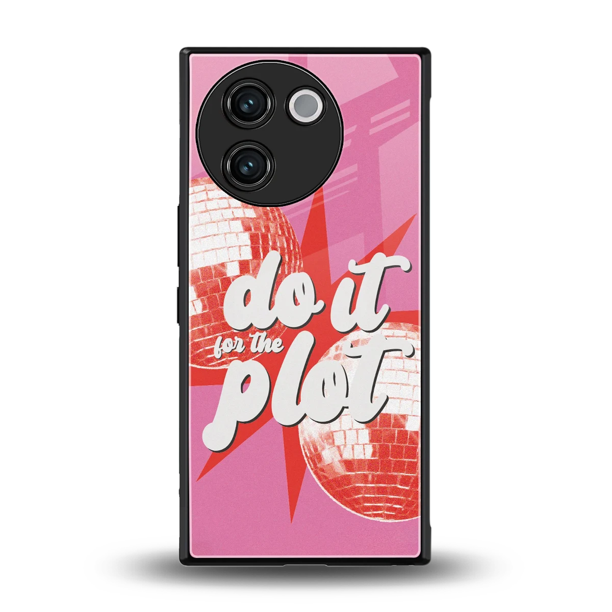 For The Plot back phone cover | glass case for vivo v30e