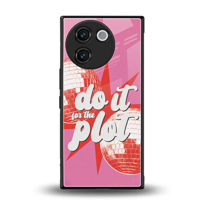 For The Plot back phone cover | glass case for vivo v30e