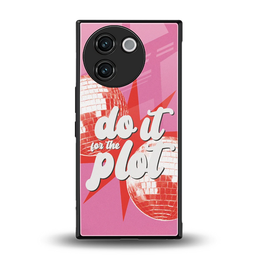 For The Plot back phone cover | glass case for vivo v30e