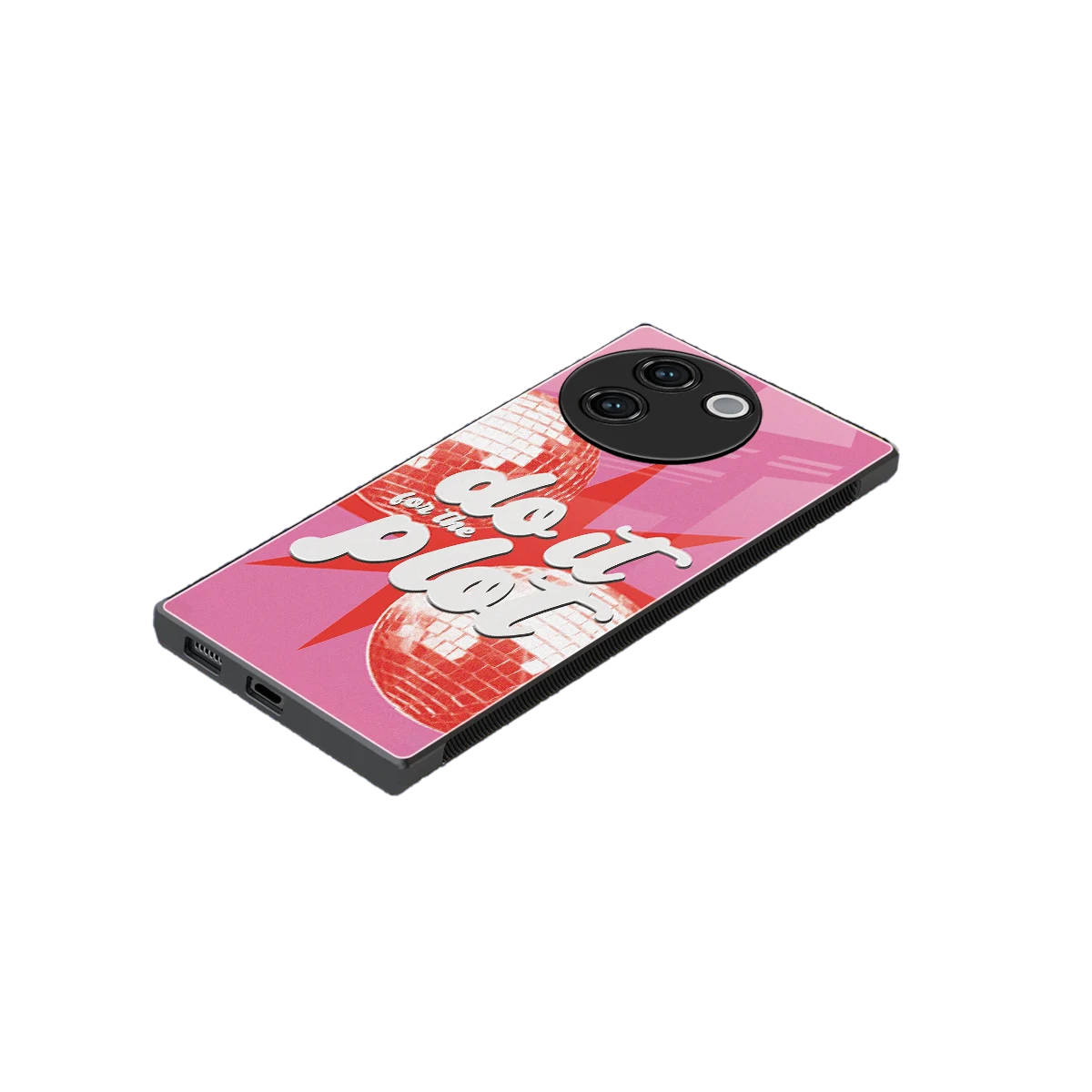 For The Plot stylish phone case for vivo v30e | glossy glass and slim fit