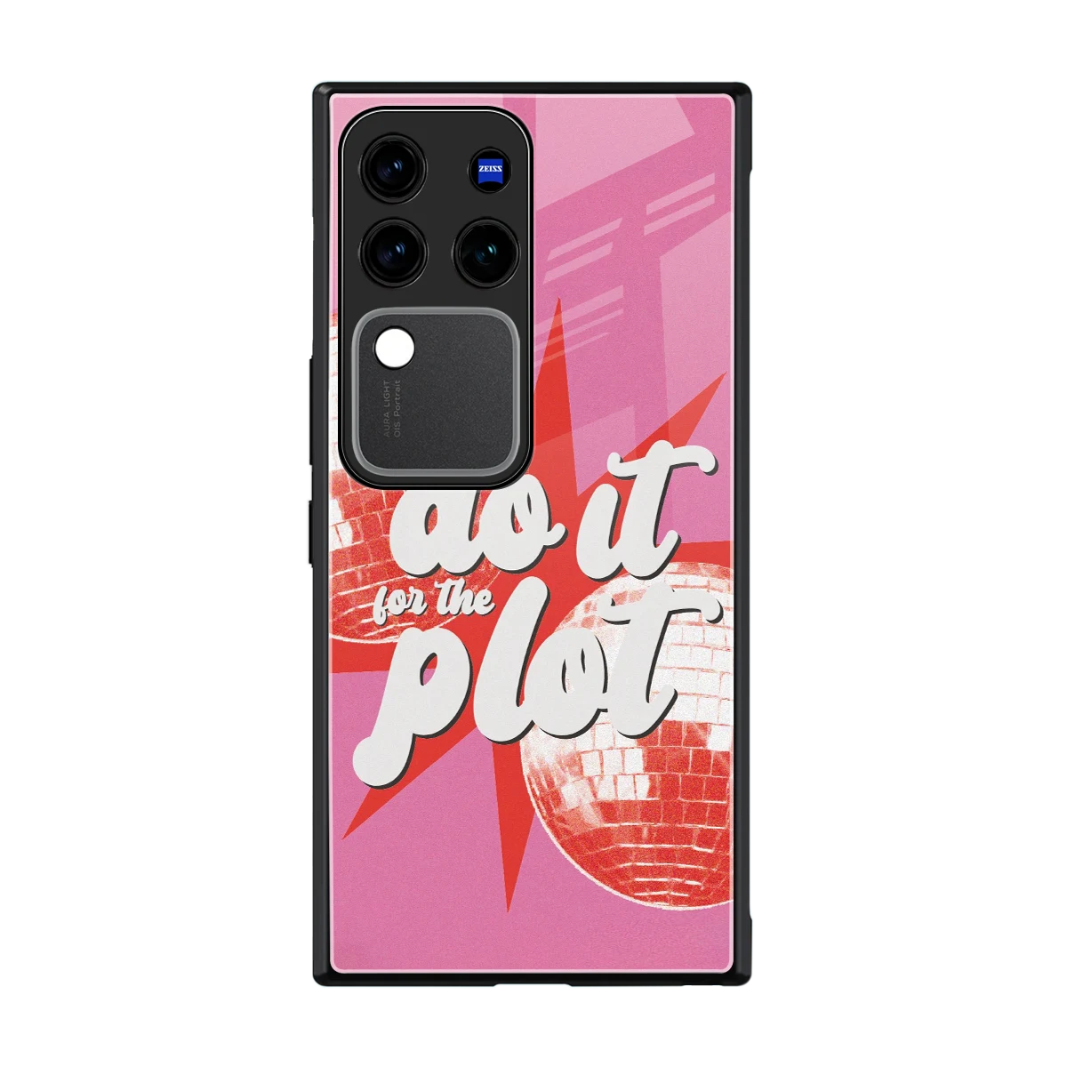 For The Plot back phone cover | glass case forvivo v30 pro