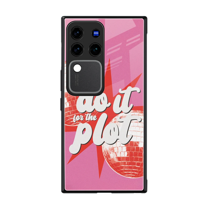 For The Plot back phone cover | glass case forvivo v30 pro