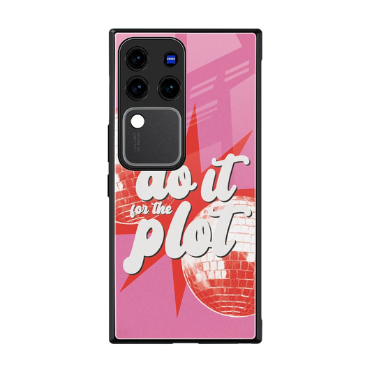 For The Plot back phone cover | glass case forvivo v30 pro