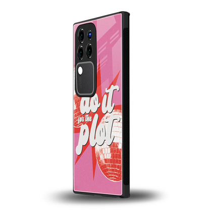 For The Plotvivo v30 pro mobile cover | shockproof glass phone case